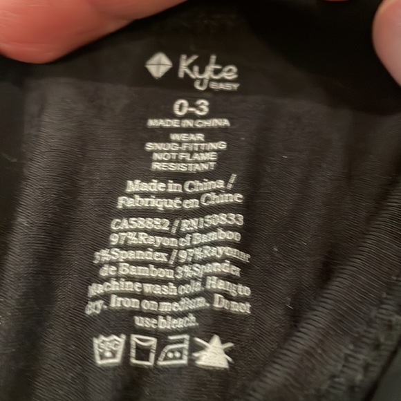 Kyte BABY One Pieces Kyte Black Body Suit For Newborns Poshmark